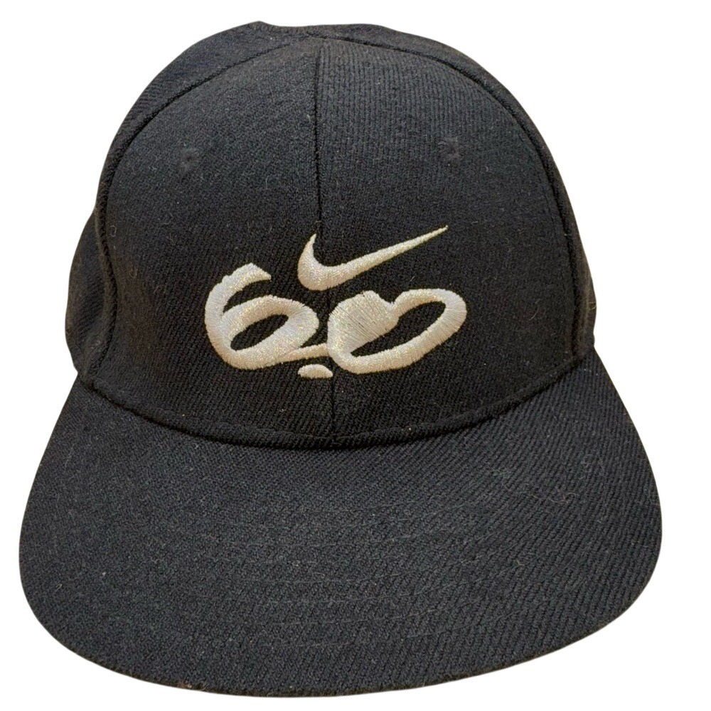 Nike 6.0 Fitted Logo Black Cap,Size‎ 4/7